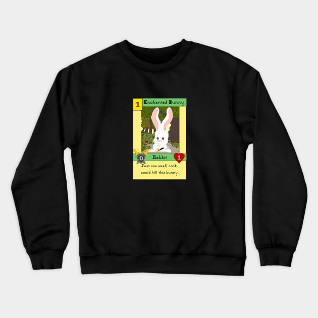 Enchanted Bunny - Mystic Warlords of Ka'a Crewneck Sweatshirt by The Lemon Stationery & Gift Co